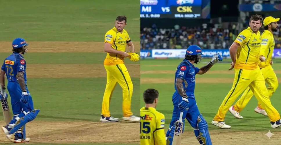 Intense Rivalry: CSK Dominates MI in a Dramatic Clash