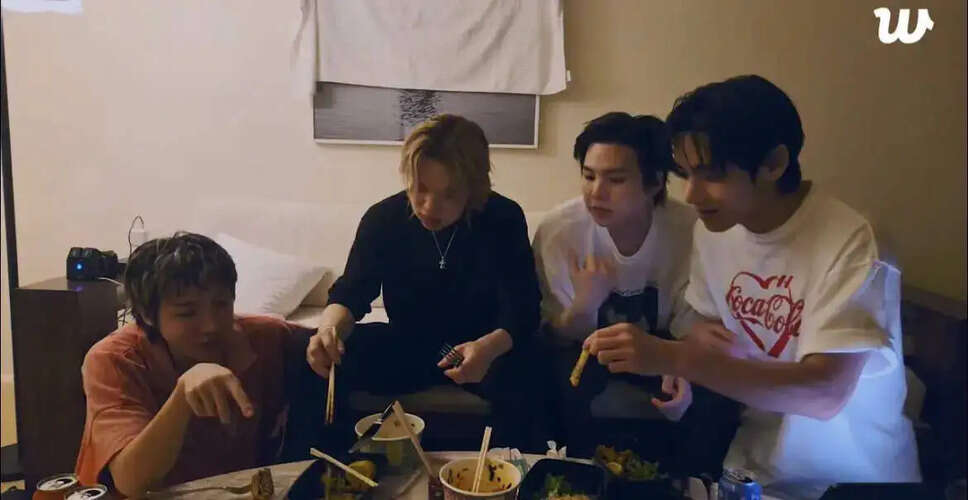 BTS Members Surprise Fans with Weverse Live Session