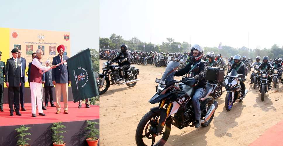 'Bravehearts Ride' sets the stage for Military Literature Festival in Chandigarh