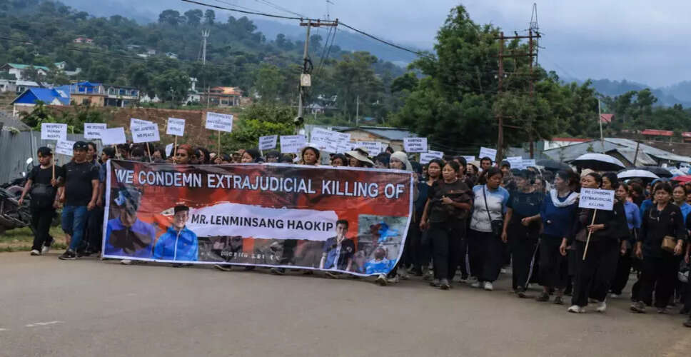 Kuki-Zo Community Holds Statewide Rally in Manipur Demanding Justice