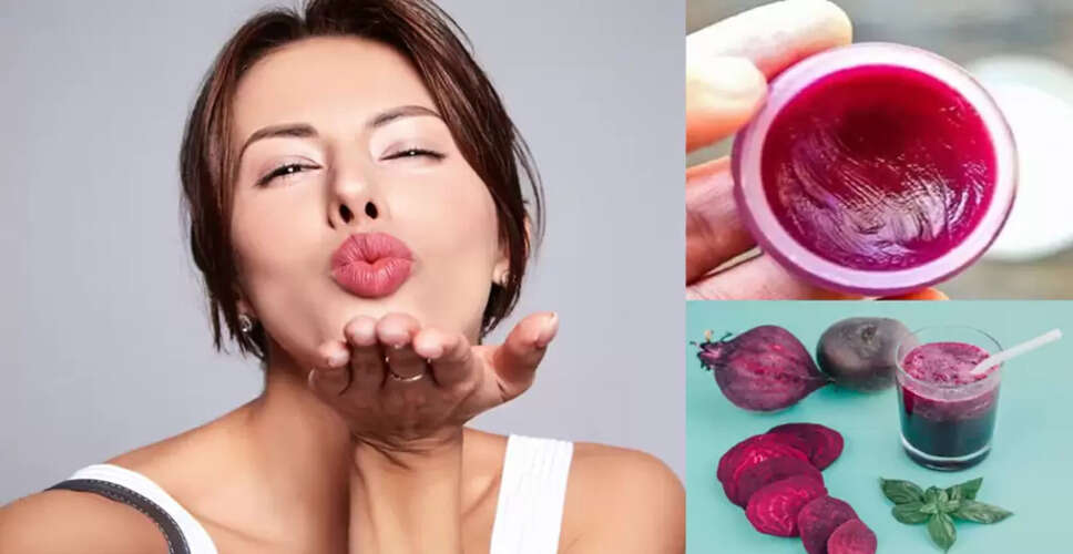 DIY Beetroot Lip Balm for Soft and Pink Lips