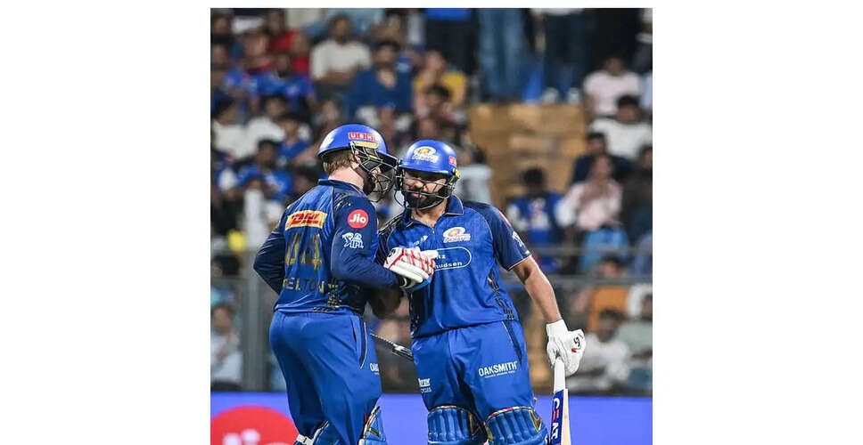 Rohit Sharma and Ryan Rickelton: The Dynamic Duo for Mumbai Indians