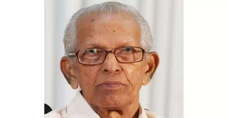 Prominent Malayalam Author Prof. M.K. Sanu Passes Away at 97