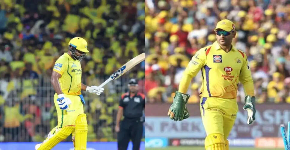 Chennai Super Kings Update: Sanju Samson Steps Up Amid Dhoni's Injury