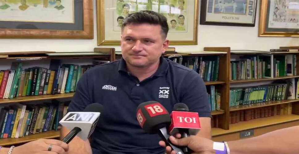 Graeme Smith Highlights SA20 League's Growth and Quality Cricket