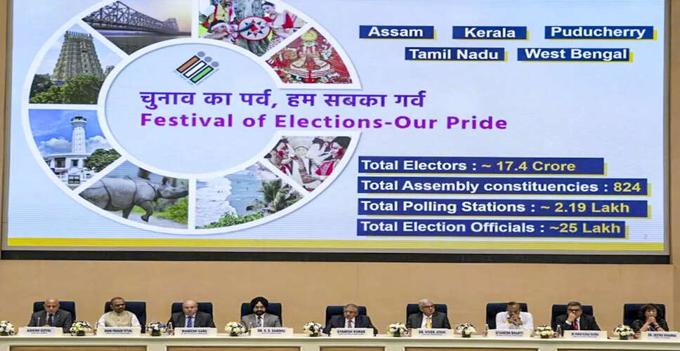 Assam Legislative Assembly Elections 2026: Key Dates and Details Announced