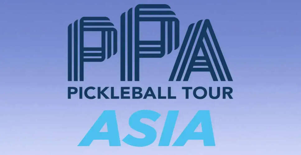 PPA Tour Asia Partners with Leading Pickleball Brands Ahead of 2026 Season