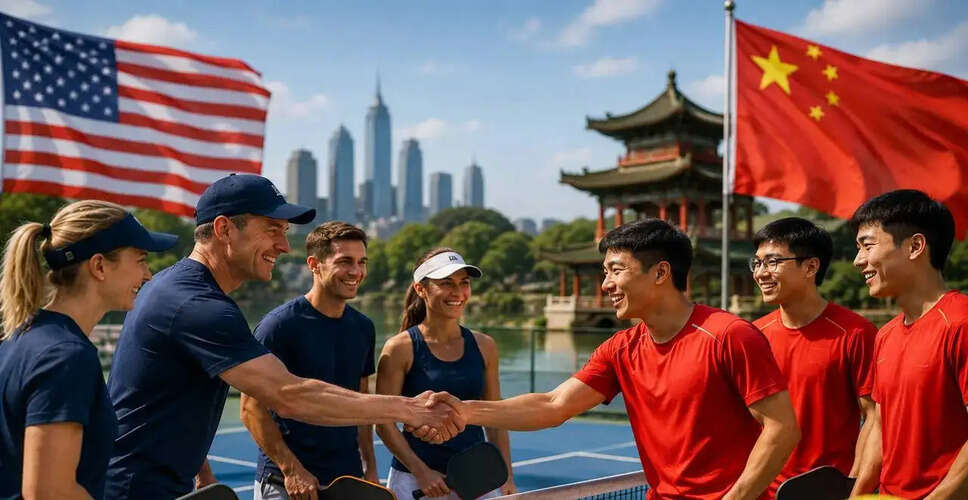 Pickleball: A New Avenue for Cultural Exchange Between the U.S. and China