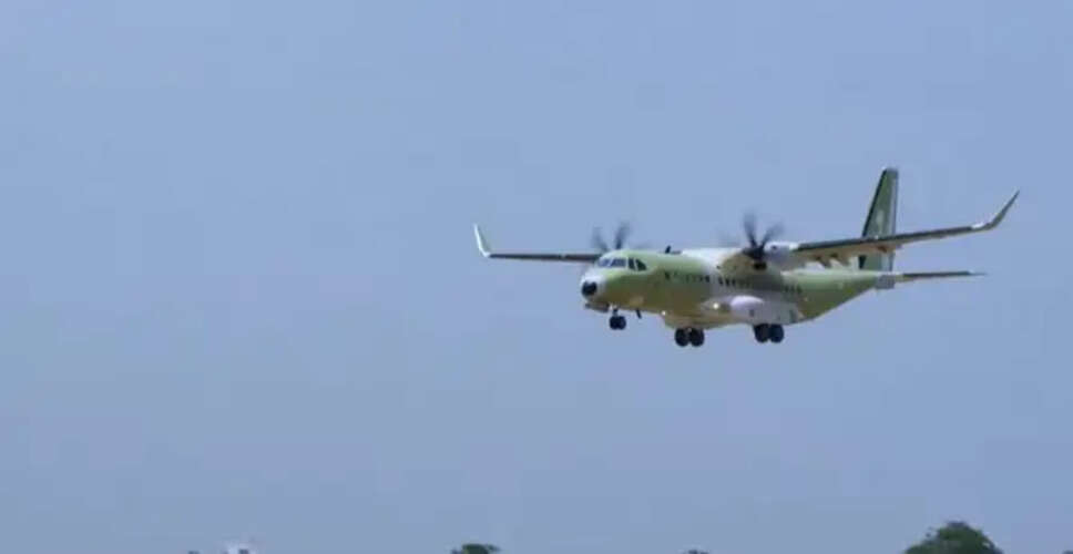 India's First C-295 Military Transport Aircraft Takes to the Skies!