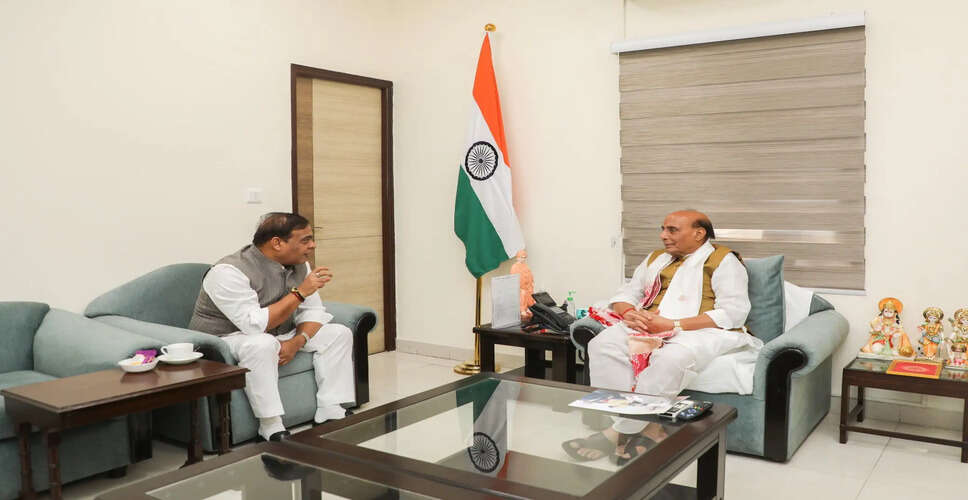 Assam CM Discusses Defence Manufacturing Expansion with Union Ministers