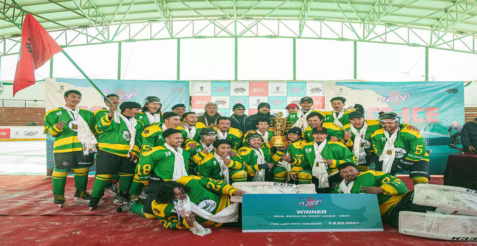 Ice Hockey League Season 3 Set to Kick Off in Ladakh with Expanded Format