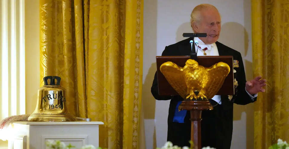 King Charles III Gifts Historic HMS Trump Bell to President Trump