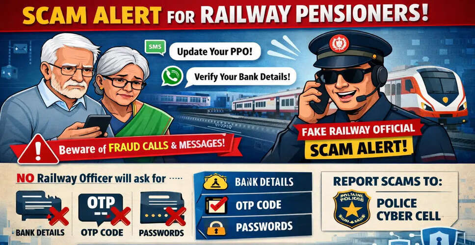Government Alerts Railway Pensioners About Ongoing Scam