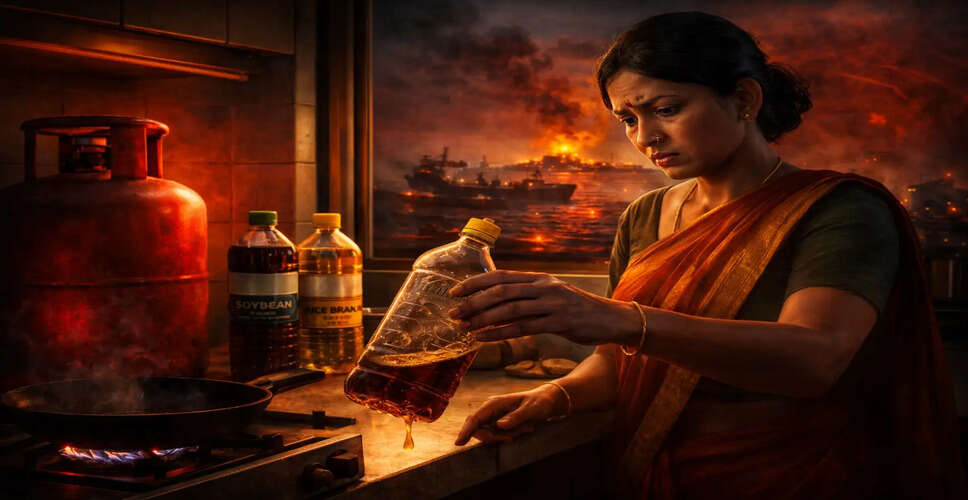 Impact of Iran Conflict on Indian Cooking Oil Market