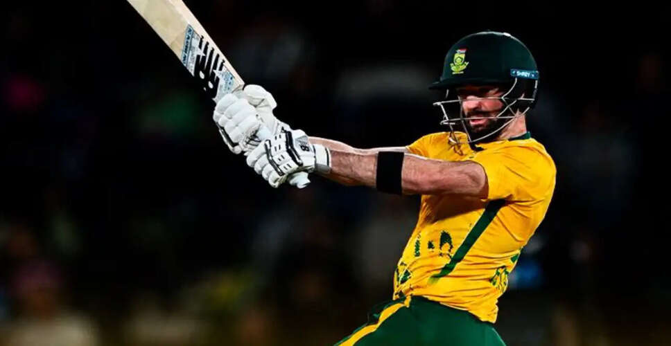 Connor Esterhuizen Sets New Records in T20I Against New Zealand
