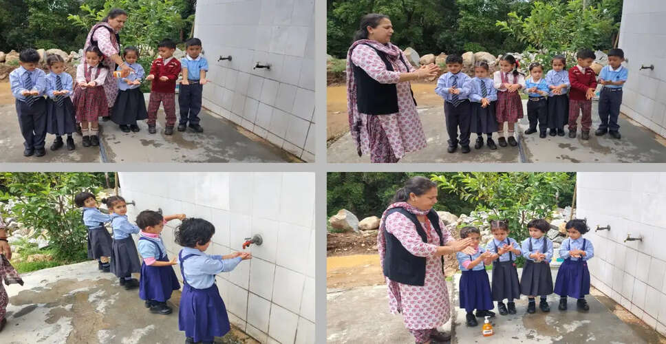 DAV Public School Gohju Observes World Hygiene Day with Engaging Activities