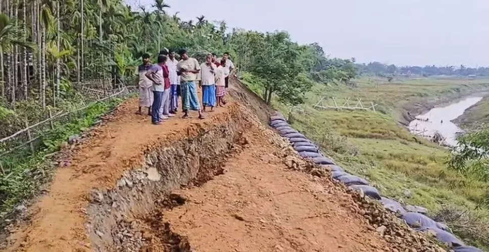 Residents of Cachar Face Flood Threat as Dyke Slips Ahead of Monsoon