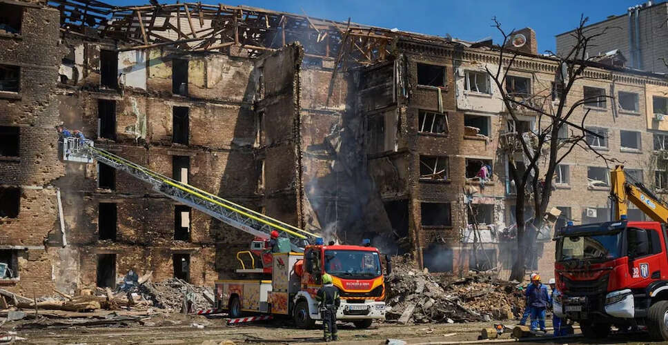 Intensified Conflict: Russia Launches Major Attack on Kyiv