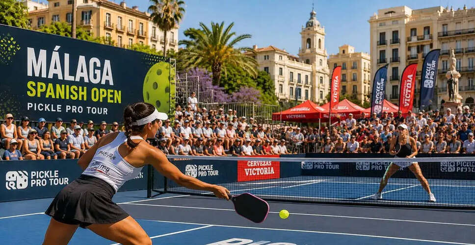 Pickleball's Surge in Popularity: Highlights from the M&aacute;laga Spanish Open