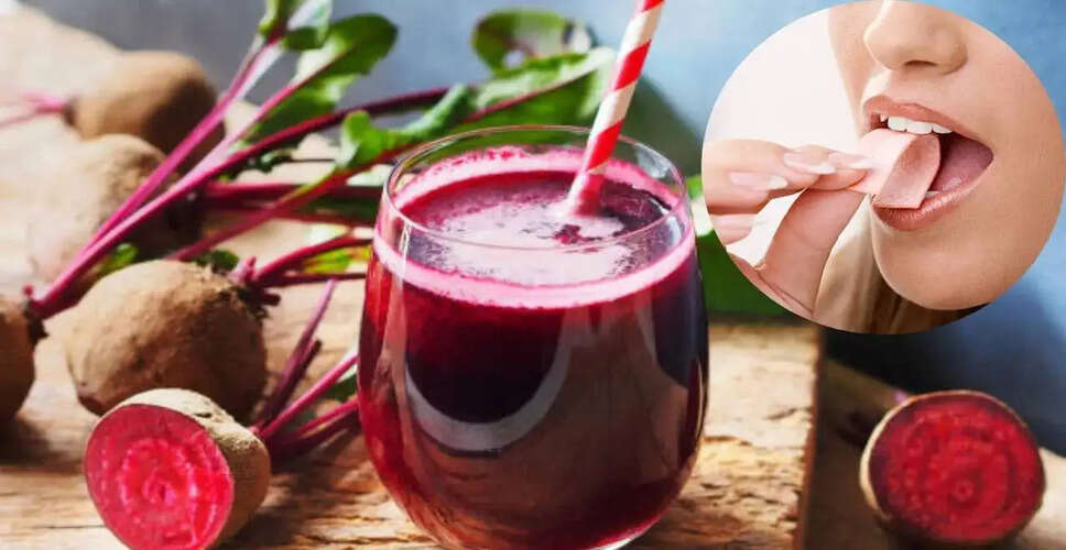 Chewing Gum and Beetroot Juice: A Surprising Link to Blood Pressure Management