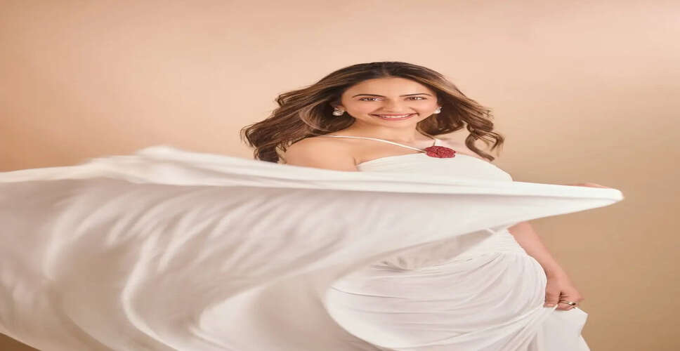 Rakul Preet Stuns in Elegant White Gown on Instagram