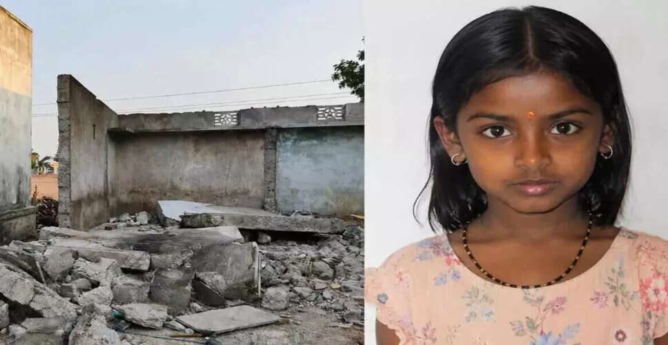 Tragic Wall Collapse Claims Life of Young Girl in Karnataka