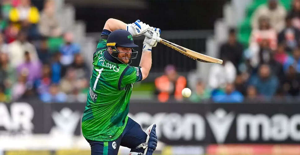 Ireland Seeks New T20I Captain Following Paul Stirling's Resignation