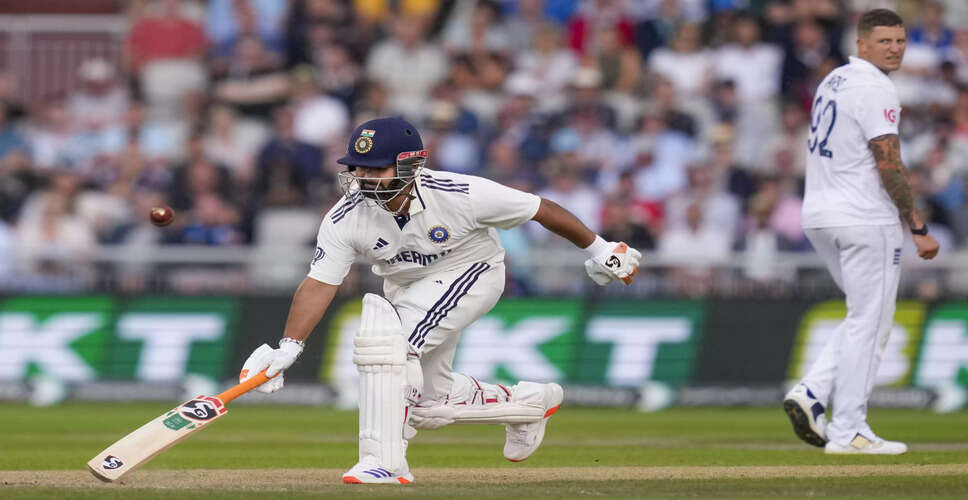 Rishabh Pant's Brave Comeback Shines Amidst England's Dominance