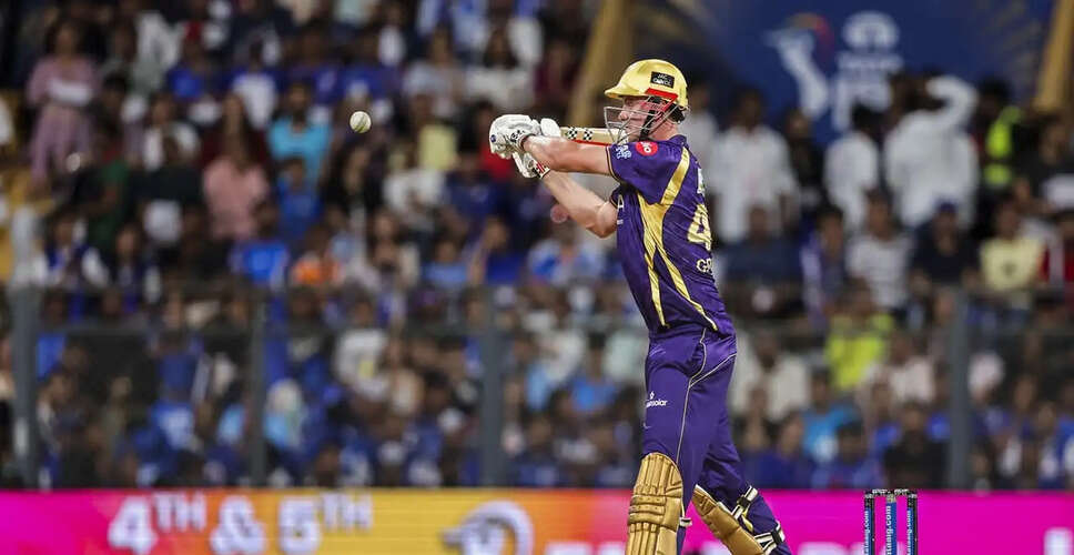 KKR Coach Affirms Confidence in Cameron Green Ahead of SRH Match