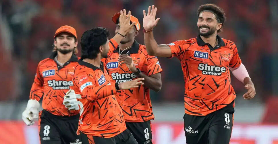 Sunrisers Hyderabad Claims Top Position in IPL 2026 Standings
