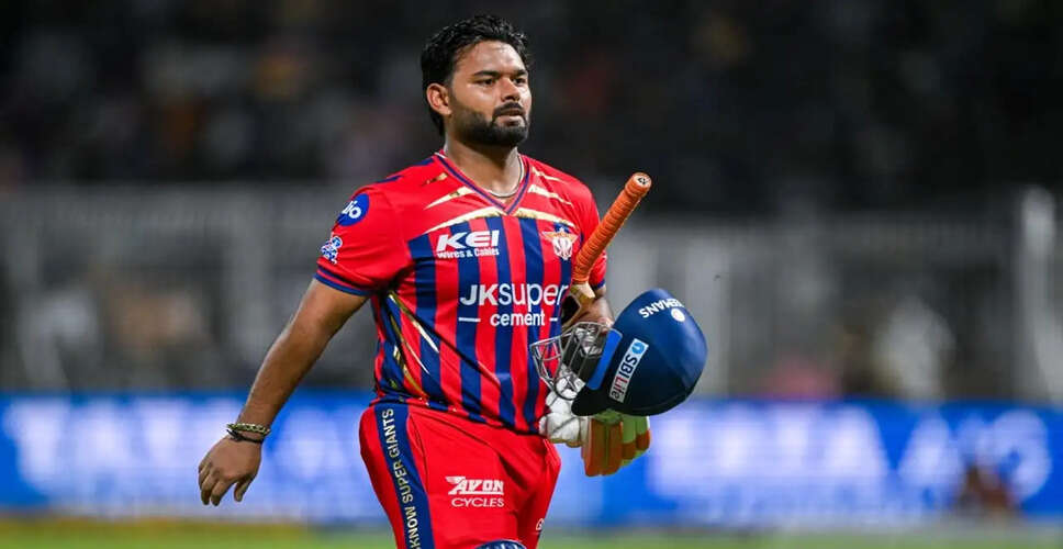 Rishabh Pant's Frustration Peaks After LSG's Defeat in IPL 2026