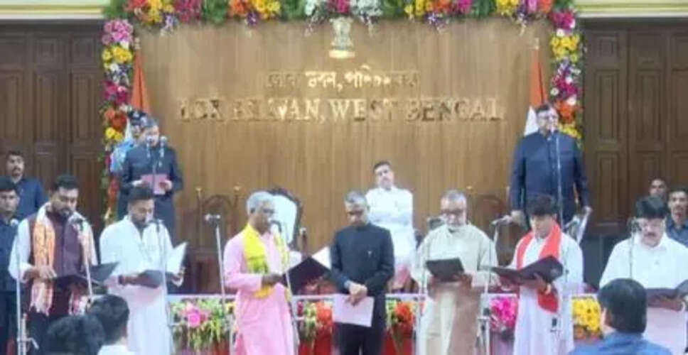 West Bengal Government Expands Cabinet with 35 New BJP Ministers