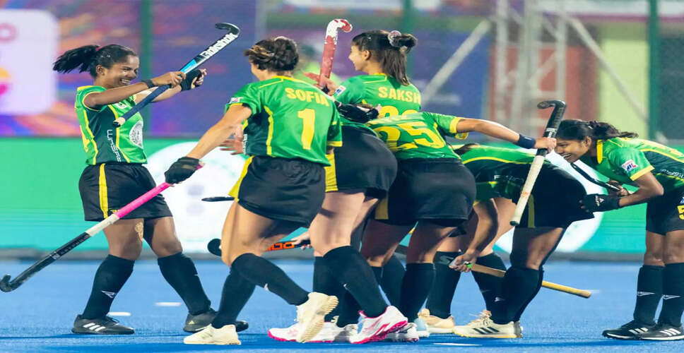 Ranchi Royals Dominate Shrachi Bengal Tigers with 5-0 Win in Women's Hockey League