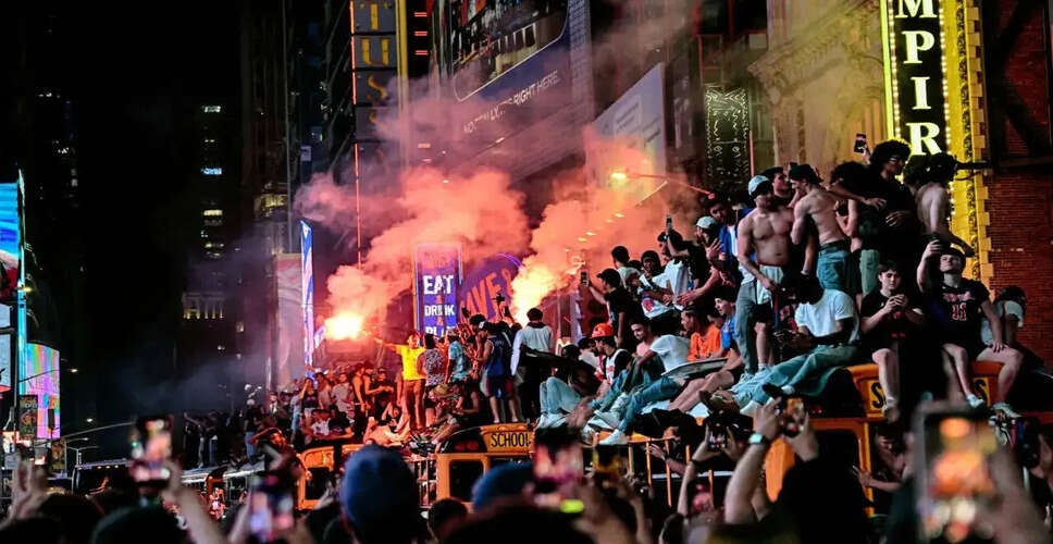 Celebrations Turn Chaotic in NYC After Knicks' Historic NBA Championship Win
