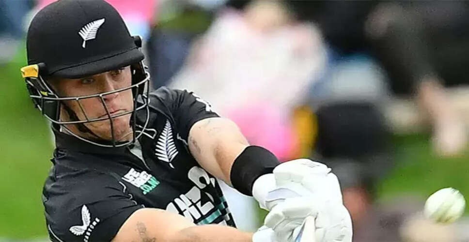 Finn Allen Ruled Out of Tri-Series as New Zealand Faces Injury Setback
