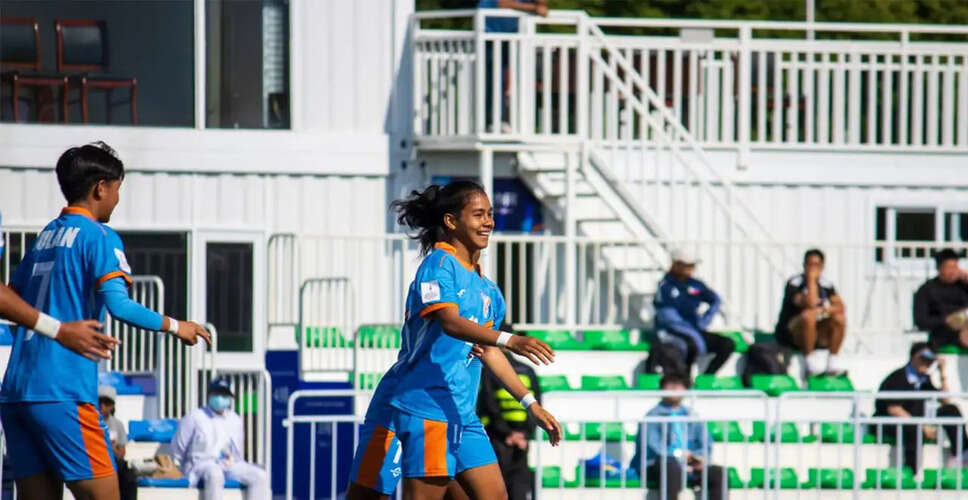 India Secures Historic 4-0 Win Against Lebanon in AFC U17 Women's Asian Cup