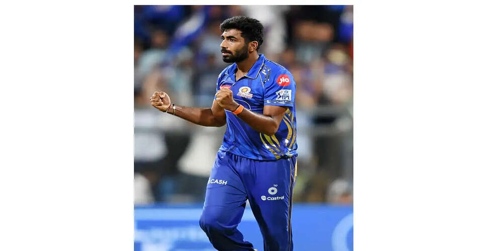 Jasprit Bumrah Set to Return for IPL 2026 Opener Against KKR