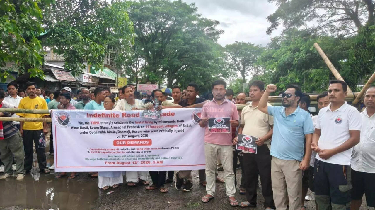 Protests Erupt in Assam Over Border Dispute Following Shooting Incident