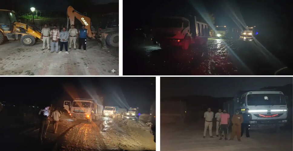Intensified Crackdown on Illegal Mining in Nurpur District