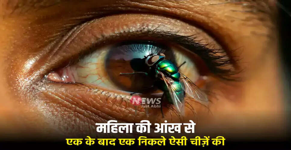 Unbelievable Case: A Woman's Eye Infested with Parasites