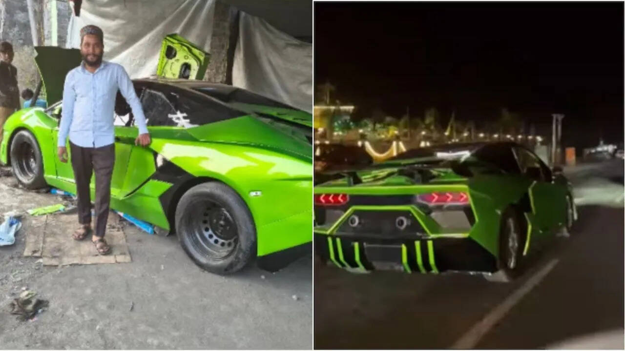 Jharkhand Man Transforms Maruti 800 into Lamborghini Lookalike, Video Goes Viral