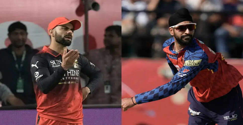 Tense Confrontation Between Harpreet Brar and Virat Kohli in IPL 2026 Match