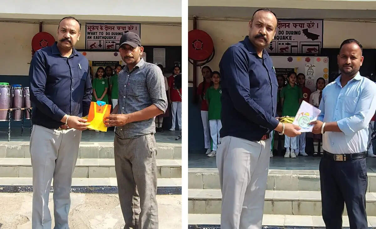 Celebrating International Labour Day at DAV Public School, Gohju