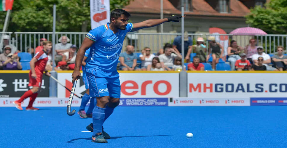 Sanjay Becomes Youngest Co-Captain in Hockey India League History
