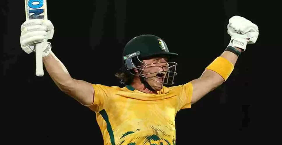 Dewald Brevis Makes History as Youngest South African to Score T20I Century