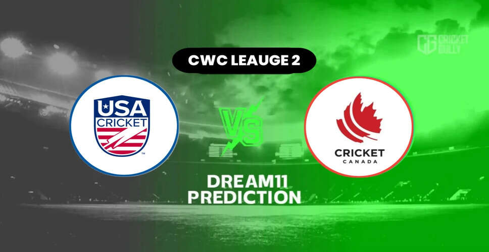 USA vs Canada: ICC CWC League 2 Match Preview and Predictions