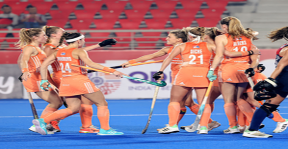Women's FIH Pro League: Dutch women notch up another win, beat USA 4-0