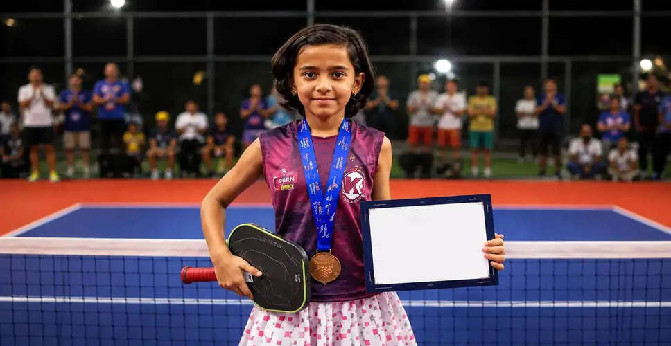 Young Pickleball Prodigy Vidisha Shinde Aims for International Glory