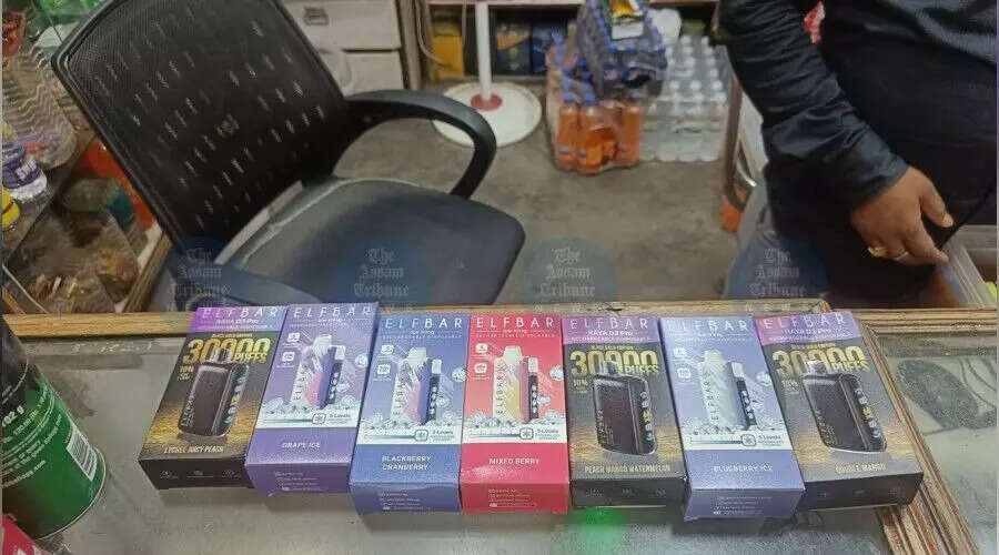 Illegal Vape Sales Thrive in Guwahati Despite Nationwide Ban