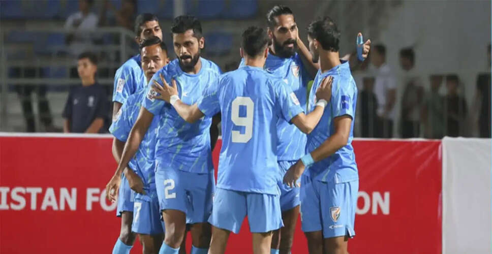 India's National Football Team Set for Friendly Matches in Tajikistan